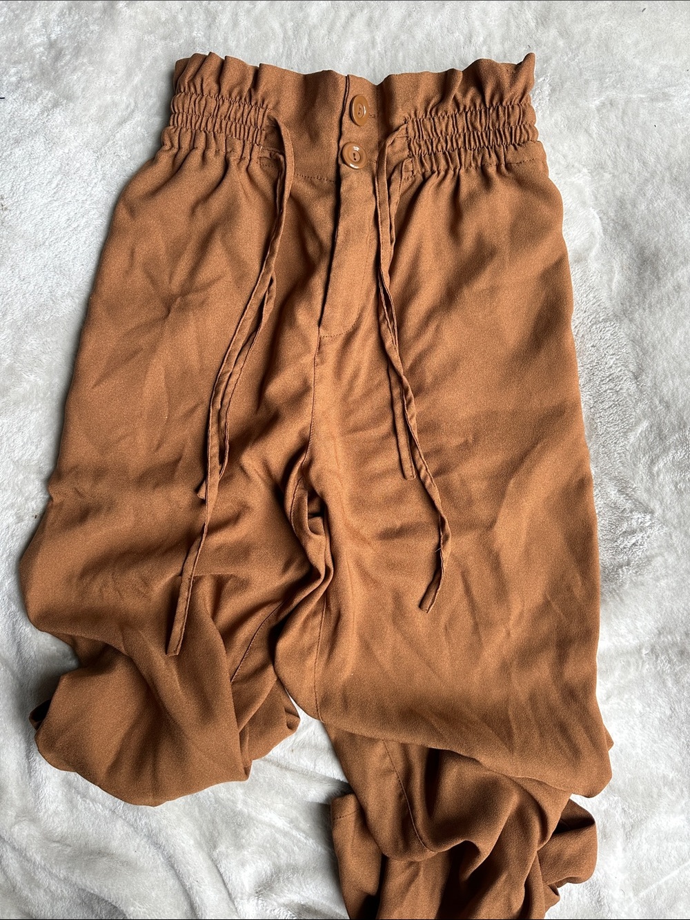 Urban Outfitters Drawstring Pants Womens Size Small Brown